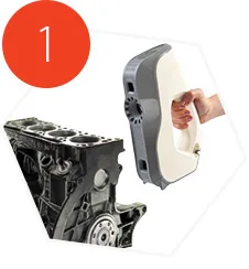 Scan the object